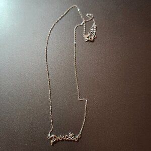 925 sterling silver "princess" necklace